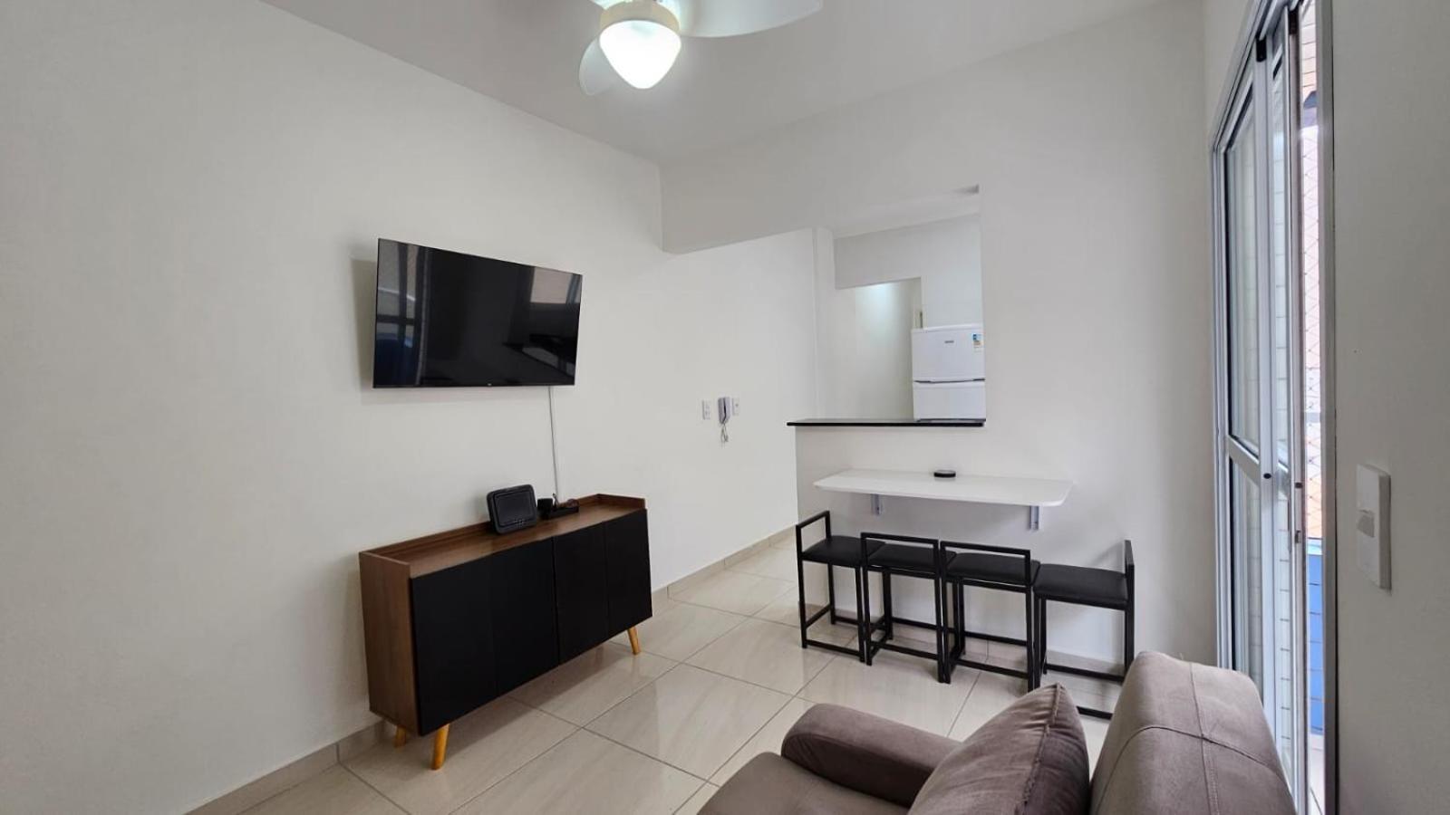 044 Aviacao Beira Mar - 1 Quarto - 10 Metros Da Praia - Wi Fi 300Mbps - Estacionamento Gratuito Praia Grande Kültér fotó